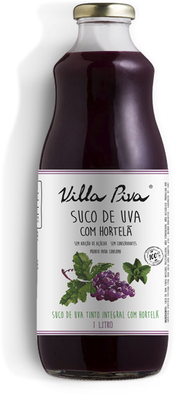 Suco de Uva com Hortelã Villa Piva 100% Integral
